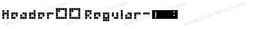 Header11 Regular字体转换